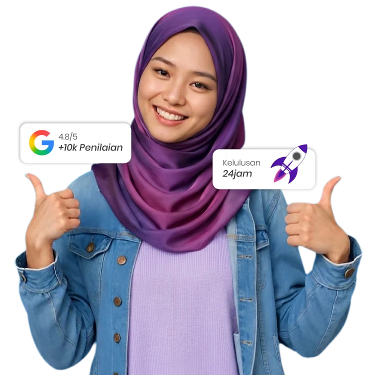 lady two thumbs up